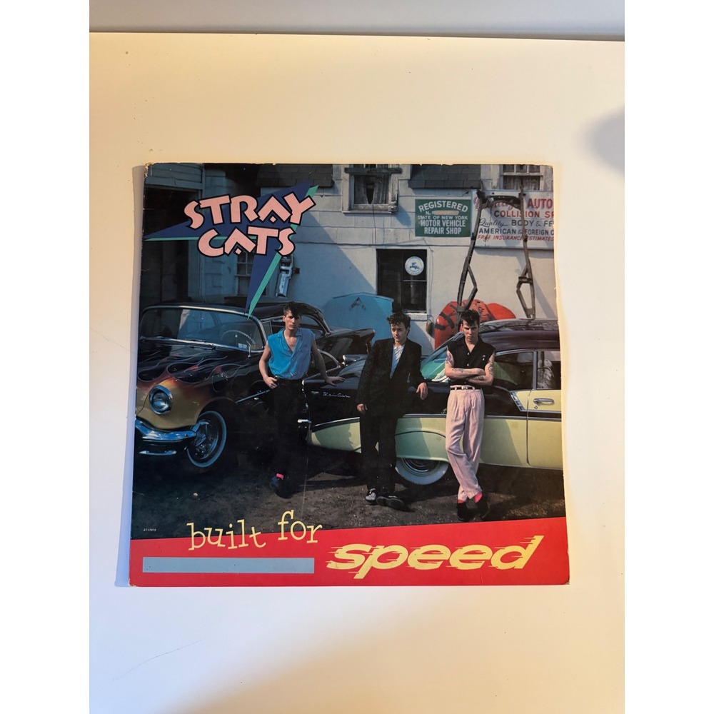 Stray Cats Built for Speed Vinyl LP 1982 EMI America ST-17070 Rockabilly Record